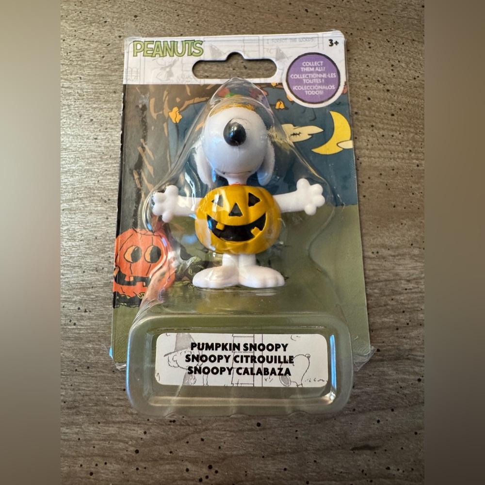 Peanuts Halloween Character Set with Purple and Orange Accents